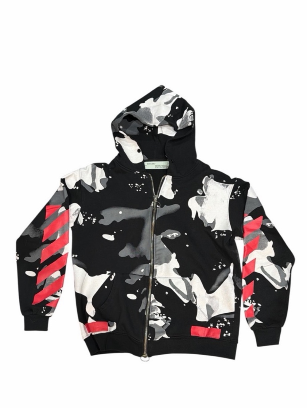 Off-White‎ 2013 owfoff-white c/o Virgil Abloh Zip Front Hoodies - Size L